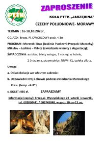 Koło Jarzębina zaprasza do Czech